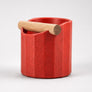 The Facet Geometric Espresso Knock Box with Oak Knock Bar