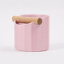 The Facet Geometric Espresso Knock Box with Oak Knock Bar