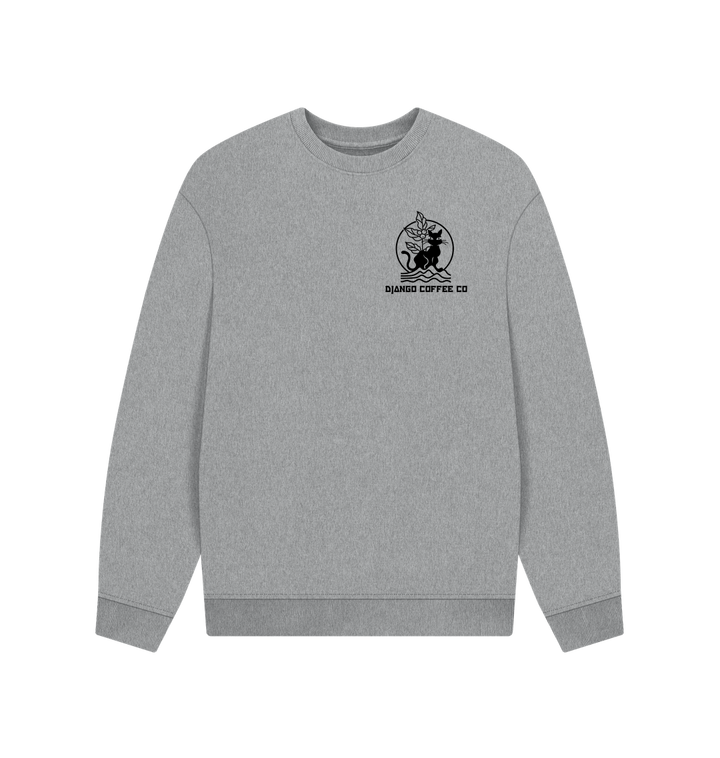 Athletic Grey Printed Sweater Front