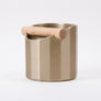 The Facet Geometric Espresso Knock Box with Oak Knock Bar