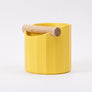 The Facet Geometric Espresso Knock Box with Oak Knock Bar