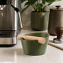 Nordic Espresso Knock Box with Oak Bar