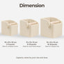 The Square Espresso Knock Box with Oak Knock Bar