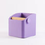 The Square Espresso Knock Box with Oak Knock Bar